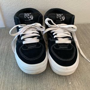 Vans Black Half Cabs Mens Size 8 Womens Size 9.5